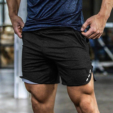 Image of New Fashion Men Sporting Beaching Shorts Trousers Cotton Bodybuilding Sweatpants Fitness Short Jogger Casual Gyms Men Shorts 3XL