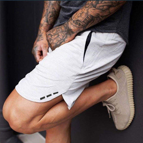 Image of New Fashion Men Sporting Beaching Shorts Trousers Cotton Bodybuilding Sweatpants Fitness Short Jogger Casual Gyms Men Shorts 3XL