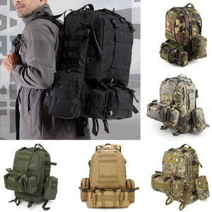 Outlife 50L Outdoor Backpack Molle Military Tactical Backpack Rucksack Sports Bag Waterproof Camping Hiking Backpack For Travel