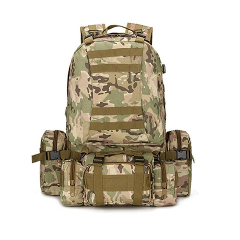 Image of Outlife 50L Outdoor Backpack Molle Military Tactical Backpack Rucksack Sports Bag Waterproof Camping Hiking Backpack For Travel