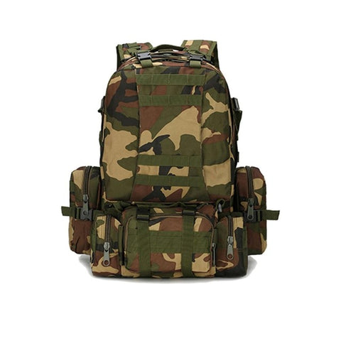 Image of Outlife 50L Outdoor Backpack Molle Military Tactical Backpack Rucksack Sports Bag Waterproof Camping Hiking Backpack For Travel